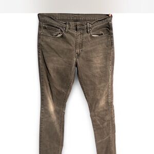 Levi's Skinny Brown Jeans with Faded Look